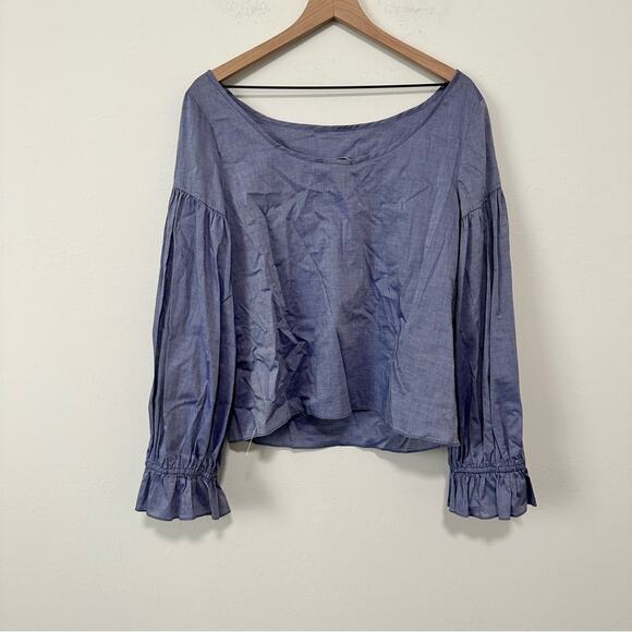 Milly Periwinkle Blouse - Picture 6 of 7